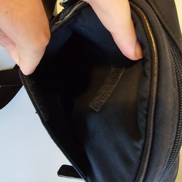 American Eagle Outfitters Crossbody Bag Navy Blue Fabric Magnetic Pocket Neutral - Picture 7 of 9